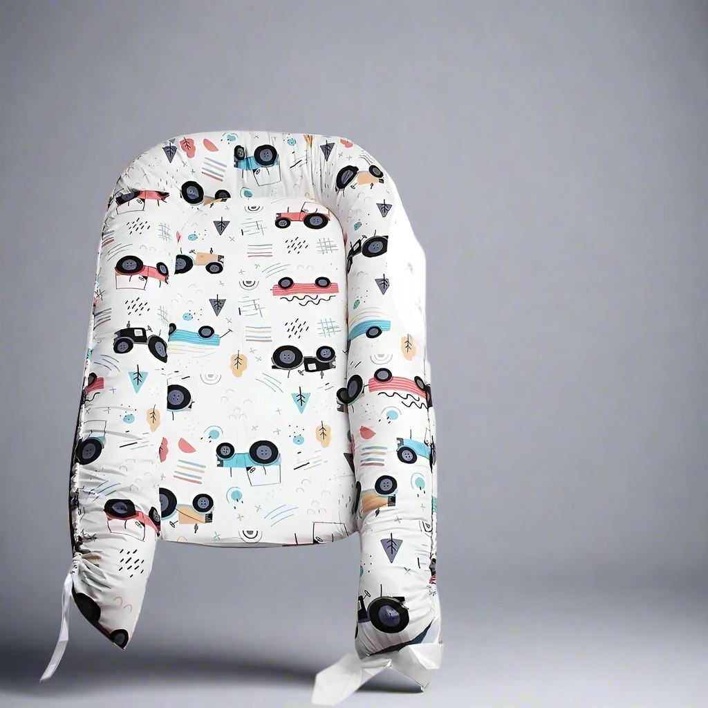 Berceau Bébé - NidPortableBébé™ - Voiture Bleue - Mon Adorable Bébé