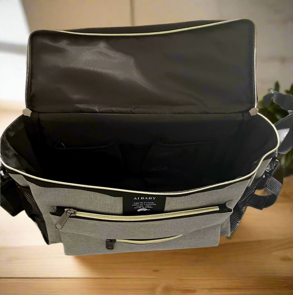 Sac à Langer - BabyTravel™ - Gris - Mon Adorable Bébé