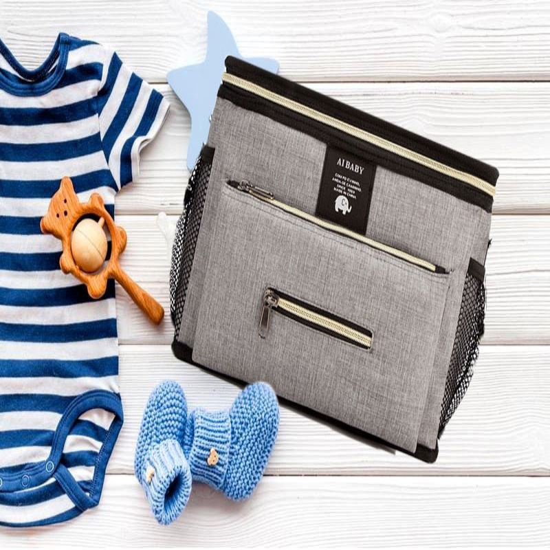 Sac à Langer - BabyTravel™ - Gris - Mon Adorable Bébé