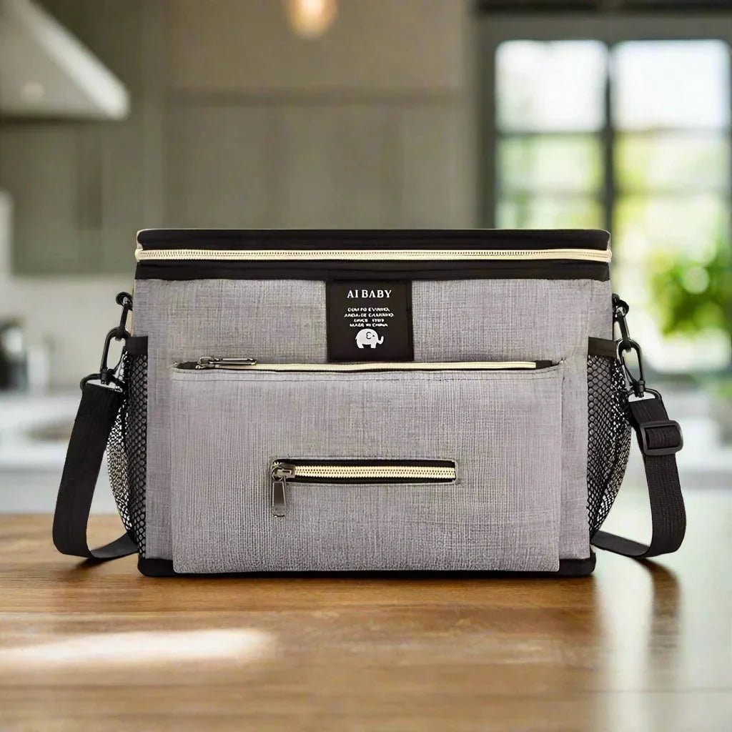 Sac à Langer - BabyTravel™ - Gris - Mon Adorable Bébé
