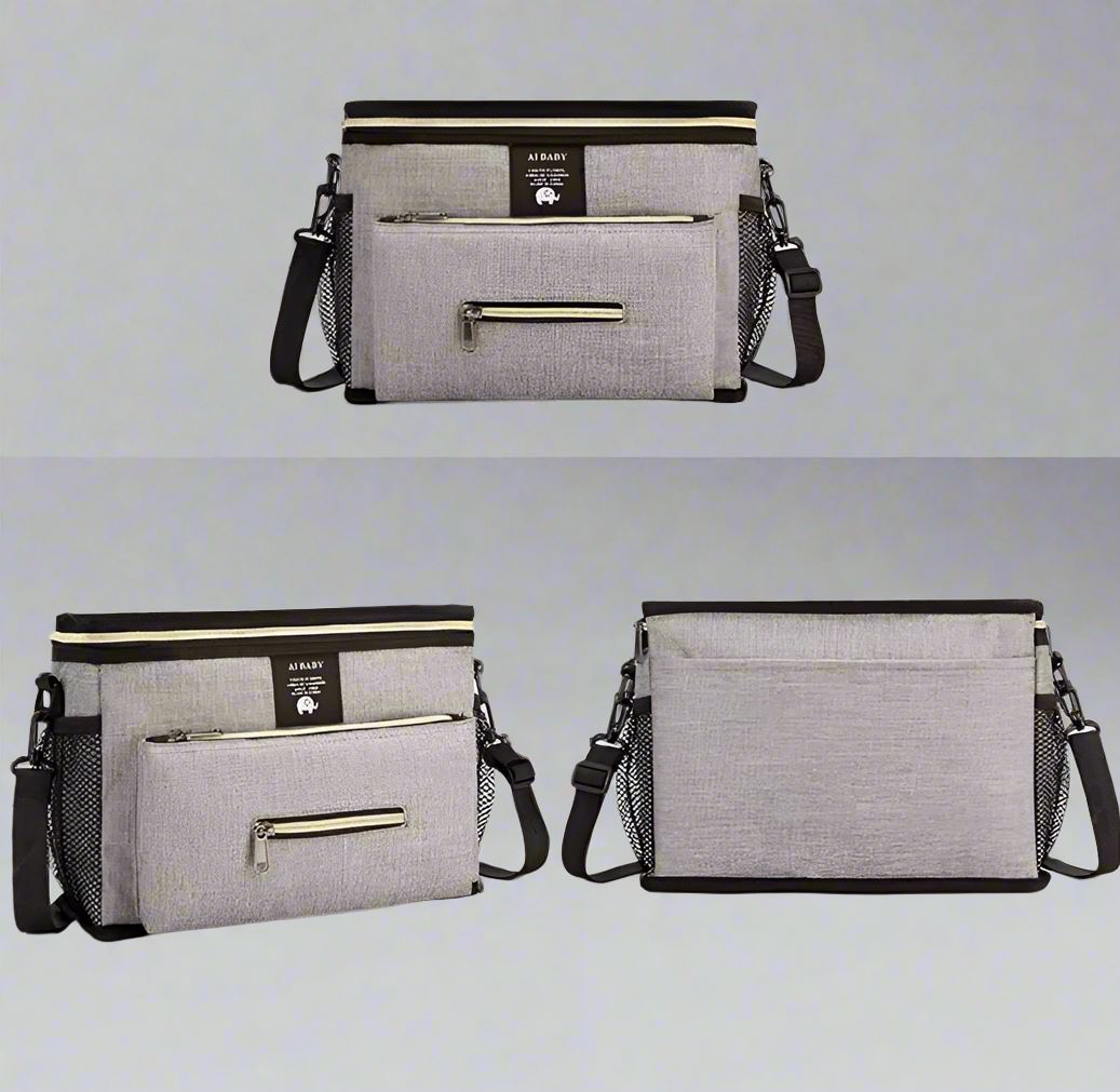 Sac à Langer - BabyTravel™ - Gris - Mon Adorable Bébé