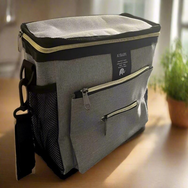 Sac à Langer - BabyTravel™ - Gris - Mon Adorable Bébé