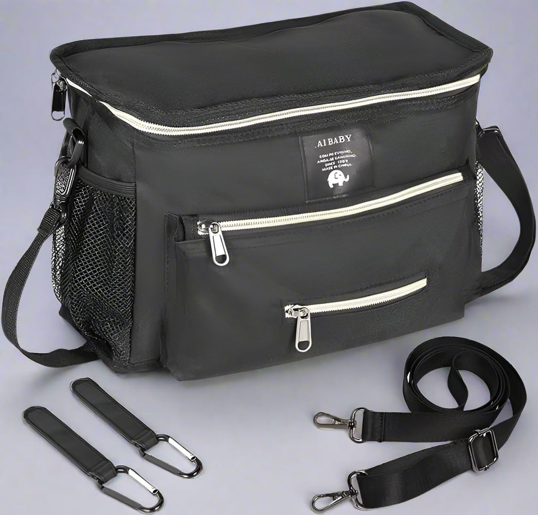 Sac à Langer - BabyTravel™ - Noir - Mon Adorable Bébé