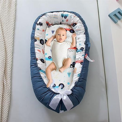 Berceau Bébé - NidPortableBébé™ - Voiture Bleue - Mon Adorable Bébé