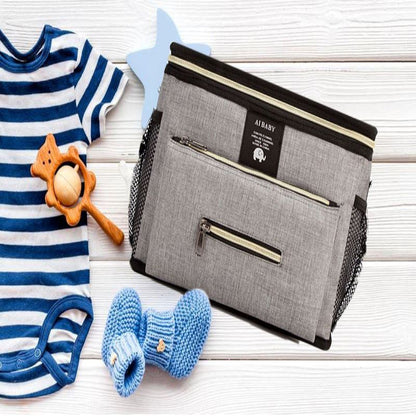 Sac à Langer - BabyTravel™ - Gris - Mon Adorable Bébé